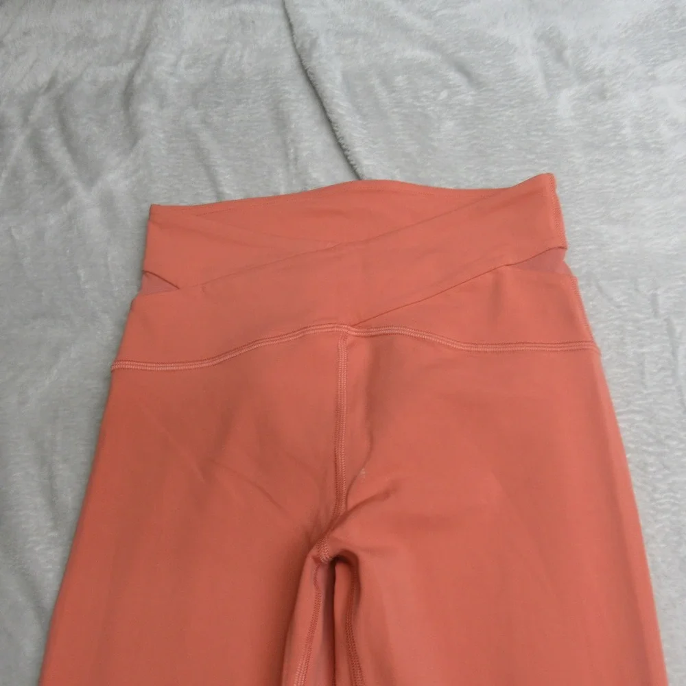 Lululemon Pants Womens 6 Red‎ Align High Rise Wrap Waist Leggings Stretch Yoga